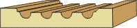 3/4 X 4-1/4 Fluted Casing