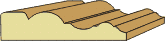 3/4 X 3-1/4 Casing (Pine Stain Grade)