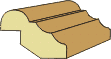 3/4 X 2 PANEL MOLD (3/4 RABBET)