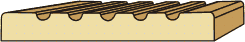 3/4 X 5-1/2 Fluted Casing