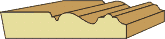 11/16 X 3-1/4 Casing (Oak Splice)