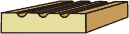 9/16 X 2-1/4 FLUTED CASING