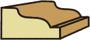 1-3/16 X 2-1/4 CORNICE