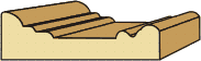 1-1/8 X 3-3/4 Architrave Casing
