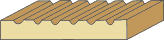 9/16 X 3-9/16 Fluted Casing