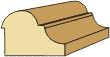 1-3/16 X 1-3/4 Panel Mold