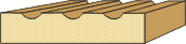 3/4 X 3-1/2 Fluted Casing