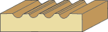 5/8 X 3-1/4 Fluted Casing