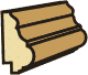 3/4 X 1-1/2 Rabbeted Panel Mold (1/4" Rabbet)