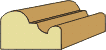 1-1/16 X 1-5/8 Panel Mold- stocked in 12' lengths for quick shipping