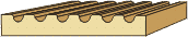 1/2 X 3-1/2 Fluted Casing