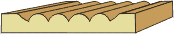 1/2 X 3-1/2 Reeded Casing