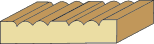 5/8 X 3-1/4 Reeded Casing