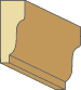 5/8 X 1-5/8 Shingle Mold - stocked in 12' lengths for quick shipping