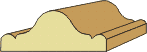 1-1/16 X 2-3/4 Chair Rail