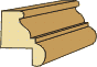 1-1/8 X 1-3/8 RABBET PANEL MOLD (3/4" RABBET)