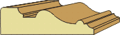 1-1/16 X 3-1/2 Casing (Maple Splice)