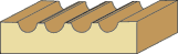 3/4 X 3-1/2 Fluted Casing