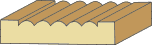11/16 X 3-1/4 Reeded Casing