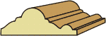 1-1/16 X 2-13/16 Chair Rail