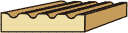 1/2 X 2-1/4 Casing (fluted)