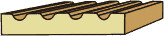 5/8 X 3-1/4 Casing (fluted)