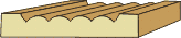 9/16 X 3-1/4 Casing (reeded)