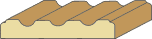 5/8 X 3-3/8 Fluted Casing