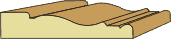 3/4 X 3-1/2 Casing (OAK SPLICED)