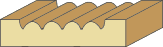 3/4 X 3-1/2 Beaded Casing