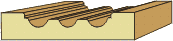 3/4 X 3-1/2 Fluted Casing