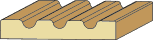 1/2 X 3-3/16 Fluted Casing