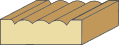 11/16 X 2-1/4 Reeded Casing