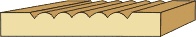 11/16 X 4-3/16 Reeded Casing