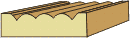 5/8 X 2-1/4 Reeded Casing