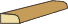 1/4 X 1/2 Screen Mold (Pine Splice)