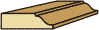 3/8 X 1-3/8 Door/Window Stop