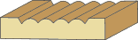 5/8 X 3-3/16 Reeded Casing