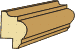3/4 X 1 Panel Mold (Poplar)
