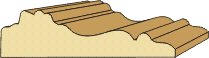 1-1/4 X 4-1/2 Casing (Running Leaf and Beads)
