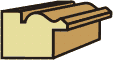 1-1/4 X 1-3/4 BACKBAND