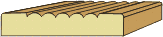 5/8 X 3-3/16 Reeded Casing
