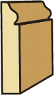 11/16 X 3-9/16 Base (Oak Splice)