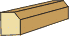 1/2 X 5/8 Dentil Plant On