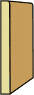 1/2 X 5 Base - stocked in 12 foot lengths for quick shipping