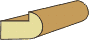 3/4 X 1-1/8 Back Band