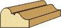 3/4 X 1-1/8 Cap Mould (Deco)