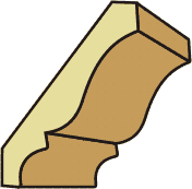 1-1/16 x 5-7/8 Crown (Pine Splice)