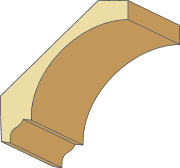 1-1/8 X 5-1/4 Crown