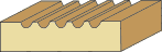 3/4 X 3 Fluted Casing